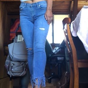 Free people cropped jeans!